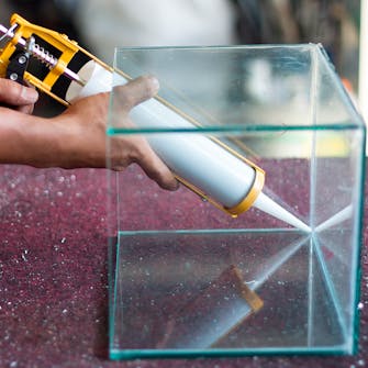 Glassilikon montering 1 Glassilikon montering 1